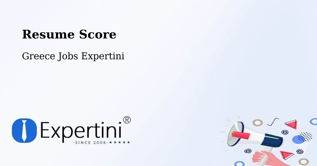 Resume Score & Job Description Match Tool – Péta - Greece Jobs Expertini